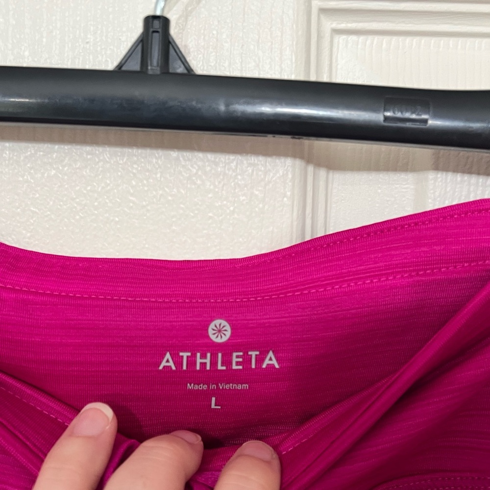 Athleta Fuchsia Layered Mini Skirt - Picture 2 of 4